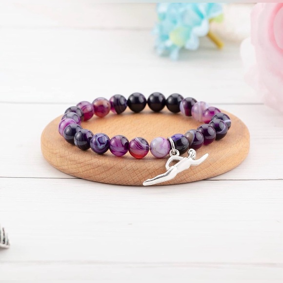 Angels Draw Home - Swimming Gift Bracelet NIB - Picture 2 of 6